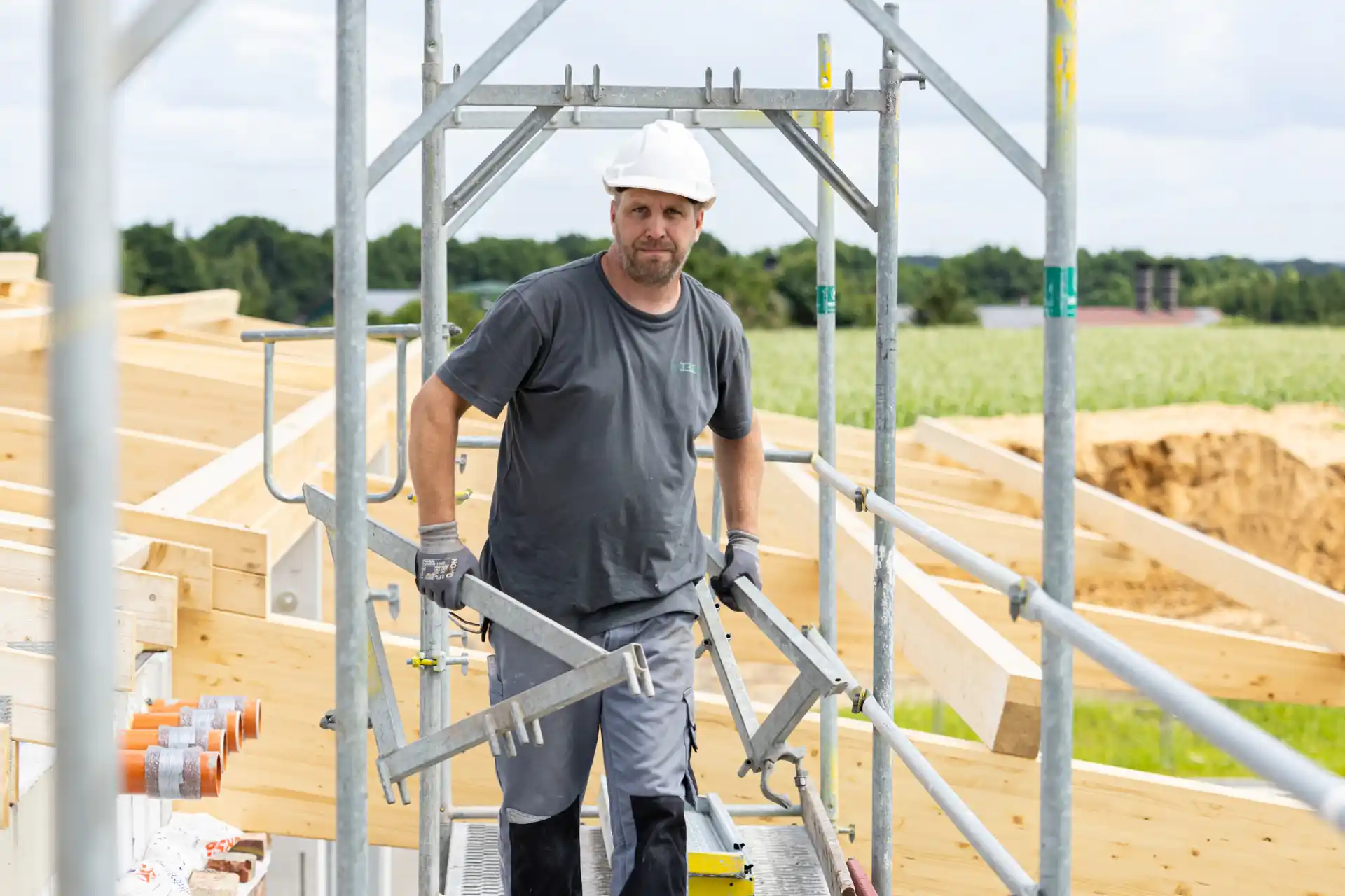 Mitarbeiter von Dreyer bei der Arbeit